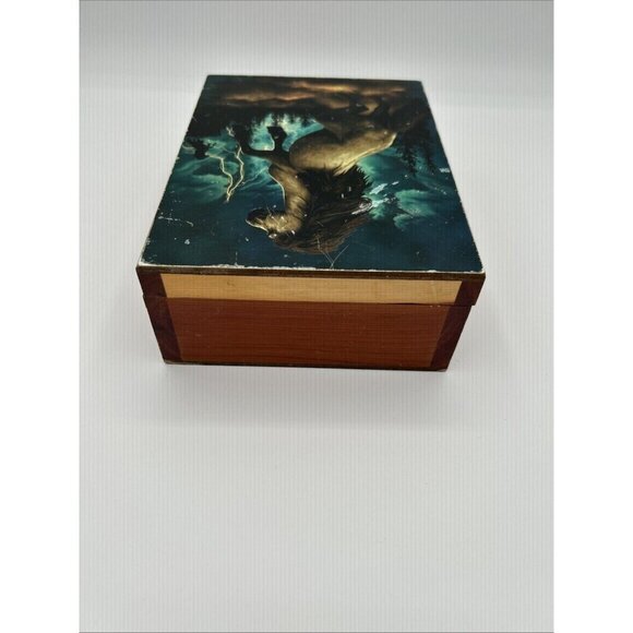 Ridin Hy Ranch Cedar Keepsake Box Horse Lightning Western Decor Storage - Picture 4 of 10
